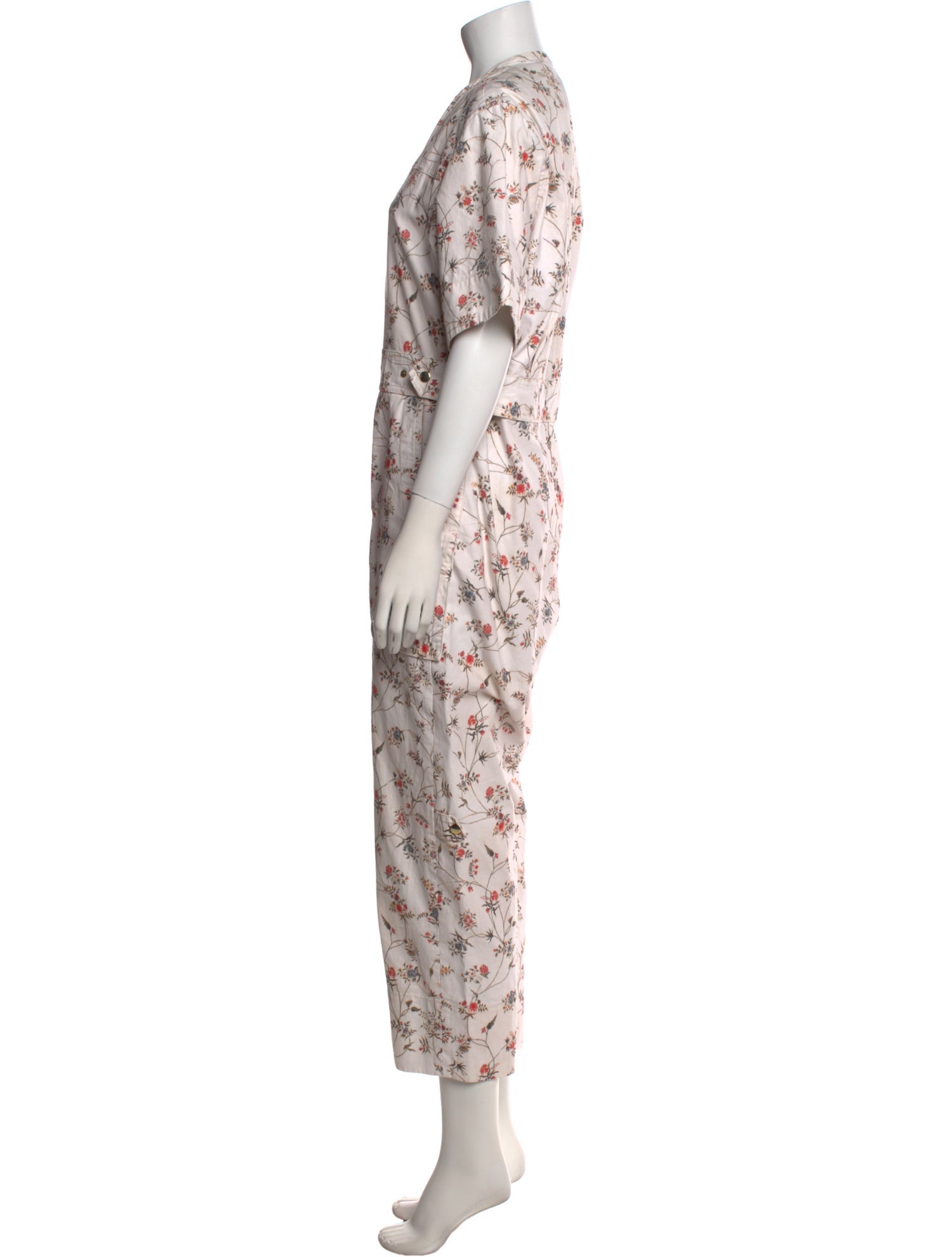 Isabel Marant Printed V-Neck Jumpsuit